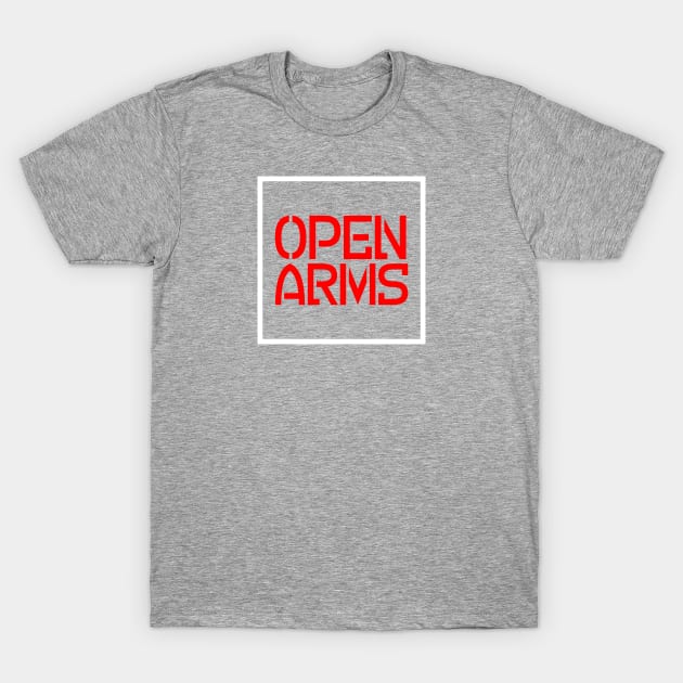 Open Arms Design T-Shirt by michellerach